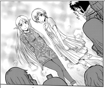 レレイとテュカのファッションショー