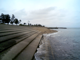 タイトルページの海岸